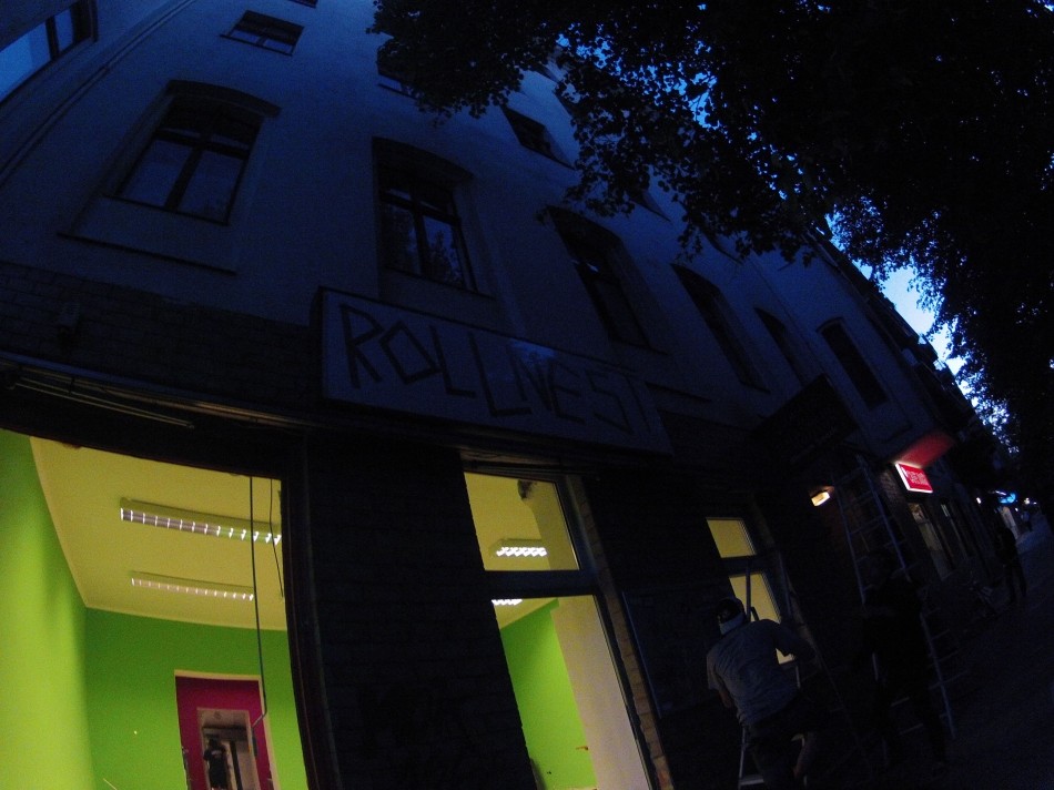 Banner hängt da, wo er hingehört